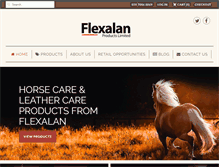 Tablet Screenshot of flexalan.com